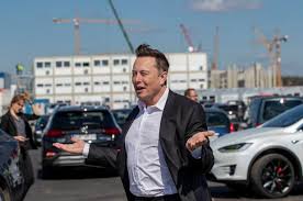 Elon musk at tesla semi reveal, courtesy tesla. Elon Musk Says Tesla Was Month Away From Bankruptcy In 2018