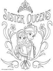 Includes popular characters like the disney princess ice queen elsa, sister anna, kristoff, sven, olaf, and more. Frozen Coloring Pages Free Printable Pictures For Girls