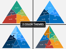 Timelines are great visual representations of time and to mention plans. Triangle Puzzle Powerpoint Template Sketchbubble
