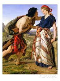 The Meeting Of Jacob And Rachel 1853 Giclee Print William Dyce Allposters Com Jacob And Rachel Biblical Art Fine Art