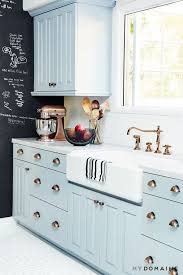 Now Trending Powder Blue Blue Kitchen Cabinets Kitchen Design Kitchen Cabinets