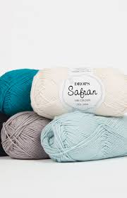 75% merino 20% nylon 5% gold stellina yarn weight: Drops Safran Egyptian Combed Cotton In Every Colour