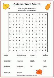 Puzzles to print fall word search. Autumn Word Search Fall Words Autumn Puzzle Puzzles For Kids