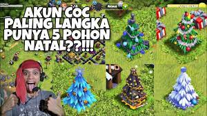 Ini memiliki mata dan banyak ornamen. Akun Coc Paling Langka Punya 5 Pohon Natal Clash Of Clans Indonesia Youtube