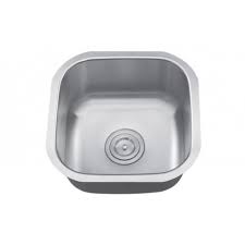 sis 115 square single bowl stainless