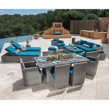 Sirio Niko Peacock 20 Piece Patio Estate Collection Outdoor Furniture Sets Backyard Furniture Patio