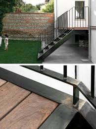 We just needed stairs from the deck to the ground. Pin By Robert Davidov On Stairs Exterior Stairs External Staircase Outdoor Staircase