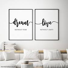 See more ideas about bedroom quotes, wall quotes decals, wall quotes. Dream Without Fear Love Without Limits Bedroom Wall Quote Etsy Wall Quotes Bedroom Bedroom Art Above Bed Bedroom Wall Decor Above Bed