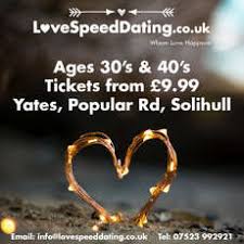 Speed Dating Solihull Ages 30s And 40s At Yates On 11 Dec 2019