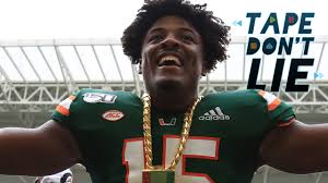 He lines up all over the defensive front, playing on the edge. Miami De Gregory Rousseau Nfl Draft Film Study Stadium