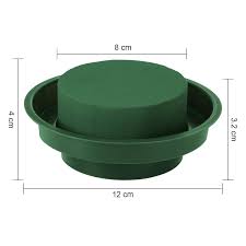 Round wet foam for flowers. Diy Flower Arrangement Kit Green Round Wet Floral Foam Wedding Aisle Flowers Party Decoration Flower Foam With Bowl 12 Pieces Buy Online At Best Prices In Pakistan Daraz Pk