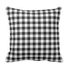 Black And White Buffalo Check Pillows Outdoor Black And White Gingham Pattern Checkered Outdoor Pillow Pattern Sample Design Template Diy Cyo Customi Patterned Throw Pillows Pillows Buffalo Plaid Pillows