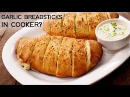 Stuffed Garlic Bread In Cooker No Oven Cheesy Breadsticks Recipe Cookingshooking Youtube Kids Cooking Recipes Bread Sticks Recipe Garlic Bread Recipe