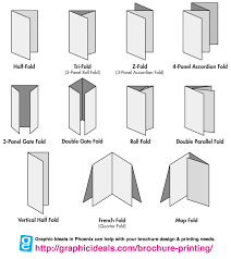 finishing print services brochure folds diagram from