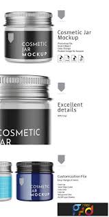 Download Cosmetic Glass Jar Mockup 3 3151514 Freepsdvn