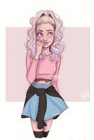 What are some good ideas for girly art? Pinterest Cute Girl Drawings Novocom Top