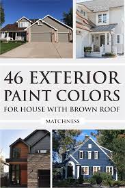 The urban farmhouse in this photo is painted dusty green to harmonize with the green roof. 46 Exterior Paint Colors For House With Brown Roof Matchness Com