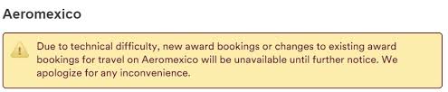 The End Of Alaska Airlines Aeromexico Awards Or Just Long