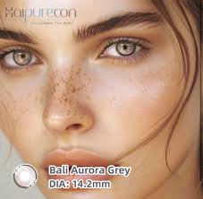 Haipurecon Bali Aurora grey 14.2mm contact lenses with power from China  manufacturer