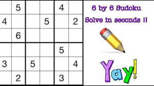 Useful tips and hints on the website will help you to understand the essence of game and quickly cope with the puzzle. 6by6 Sudoku Puzzle You Can Solve In Minutes Easy Level Youtube