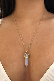 Description Details Necklace Gold Tone Plated Copper Stone Size 4 1cm Opal Stone In 2020 Gold Chain Choker Chain Choker Necklace Necklace