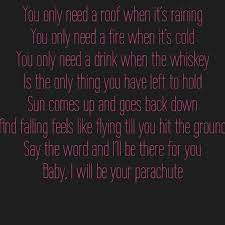Chris Stapleton Parachute Country Music Lyrics Quotes Country Music Lyrics Great Song Lyrics
