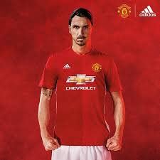 Adidias Man Utd 2016 2017 Home Kit Eight By Eight Long Sleeve Tshirt Men Manchester United Manchester United Football Club