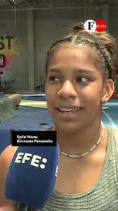 Karla Navas, la gimnasta panameña que da pasos grandes para llegar a París  2024