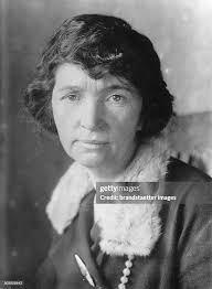 The American advocate for birth control Margaret Sanger. About 1930....  News Photo