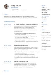 Project Manager Resume Example Project Manager Resume Manager Resume Project Management