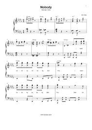 Before sharing sensitive information, make sure you're on a federal governm. Download Link For Nobody By Wonder Girls Complete Piano Sheet