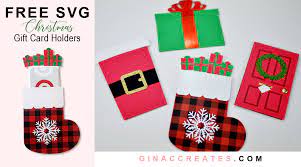 Download How To Make Christmas Gift Card Holders Includes Free Svg Gina C Creates