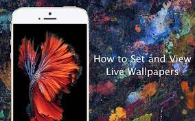 How To Set Live Wallpapers On Iphone 6s And Iphone 6s Plus Live Wallpaper Iphone Live Wallpapers Iphone 6s Wallpaper
