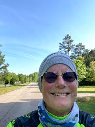 Interval run around the circle park