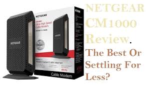 Determining the values for your cable modem. Netgear Cm1000 Review The Best Or Settling For Less