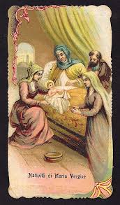 Happy Birthday Card For Mother Mary Sale Rare Nativity Of The Virgin Mary Holy Card Very Hard To Etsy Vintage Holy Cards Catholic Artwork Holy Cards