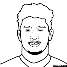 Check spelling or type a new query. Patrick Mahomes Coloring Page