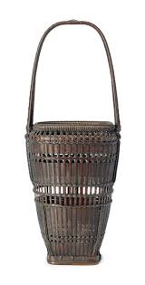 A Bamboo Basket Signed Chikuunsi Tsukuru Meiji Period Late 19th Century All Other Categories Of Objects Baskets Christie In 2020 Bamboo Basket Basket Bamboo