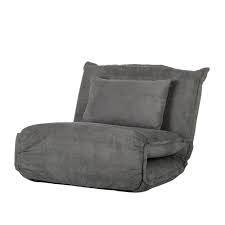 Schlafsessel Webstoff Grau Schlafcouch Schlafsofa Gastebett Sessel Matratze Neu Slaapbank Slaapstoel Tienerjongen Kamers