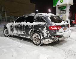 Snow Covered Audi Allroad Audi Allroad Wagon Cars Audi