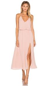 Shop For Krisa X Back Midi Dress In Cosmetic At Revolve Free 2 3 Day Shipping And Retur Cocktail Dress Wedding Wedding Attire Guest Wedding Guest Dress Summer
