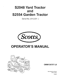 Unknown brand lawn mower model s1642 parts are easily labeled on this page to help you find the correct component for your repair. Scotts S2048 S2554 S2554 User Manual Manualzz