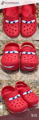 Kids Crocs Lightning Mcqueen Light Up Crocs Lightning Mcqueen Flip Flop Sandals