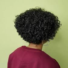 With this particular cut, however, the height is the name of the game, with soft, amber tendrils topping the body of tight bouncy curls. Natural Curly Bob Black Hair Novocom Top