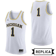 University of michigan official athletic site the official website for the. Jordan University Of Michigan Basketball White Replica 1 Jersey