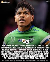 Selwyn Cobbo as a potential signing for the Canberra Raiders