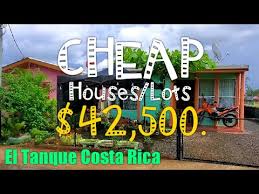 Land for sale $12,500 USD - CHEAP Affordable HOUSES and LOTS EL Tanque Costa  Rica Under $50,000 - YouTube