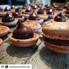 Repost Lesdessertsderudy With Bakelikeapro Macarons Chocolat Praline Noisette Pastry Pastrychef Pastrylove Patisserie Faitma Pastry Pralines Patisserie