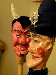 Quisto devil and policeman