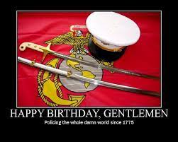 Us Marines Conditioning 11 10 09 Tuesday United States Marine Corps Birthday Happy Birthday Marines Marine Corps Birthday Usmc Birthday